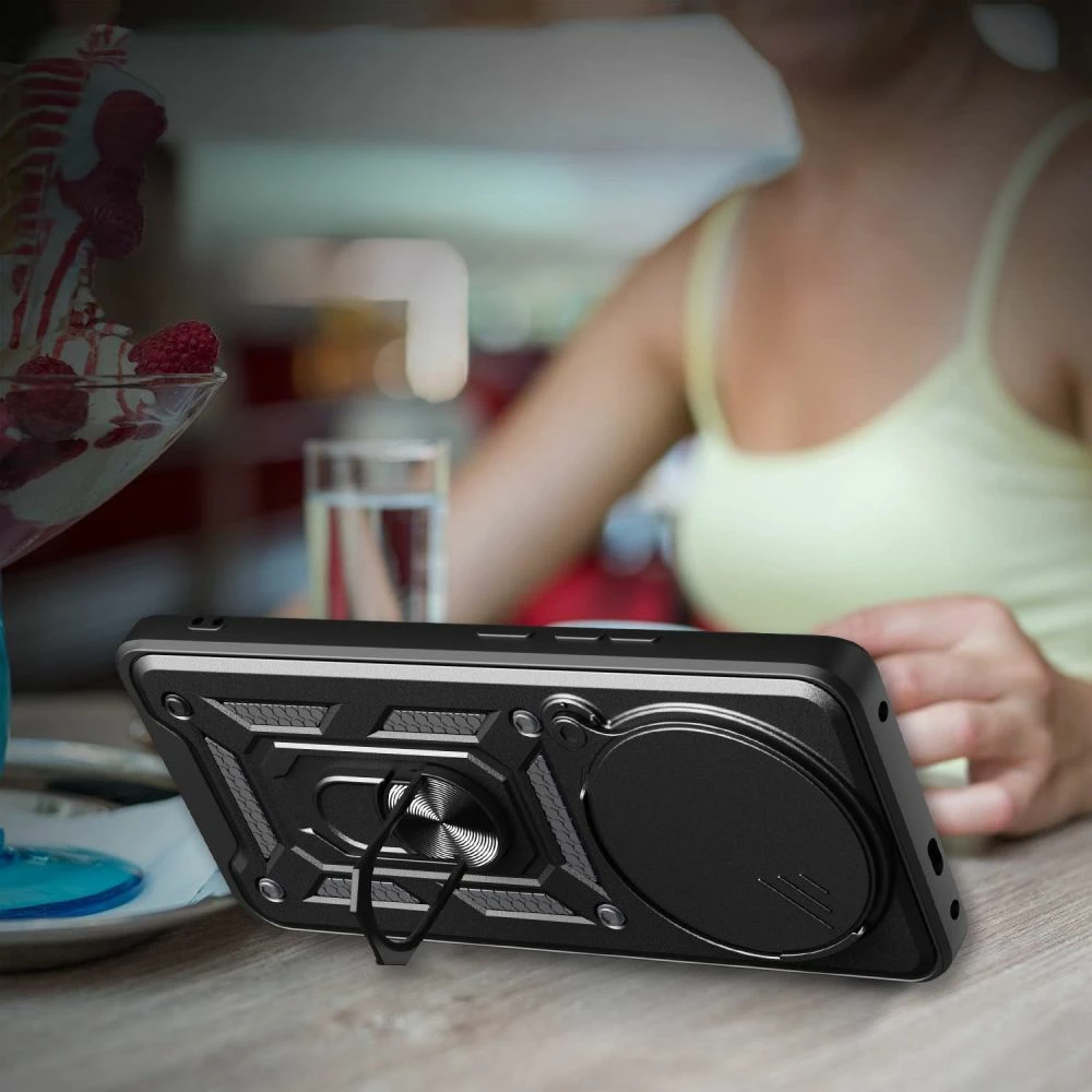 Mbështjellës Tech-Protect CamShield Pro për Xiaomi Redmi Note 14 Pro+ 5G, i zi mat