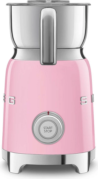 Shkumues qumështi SMEG 50's Style, rozë