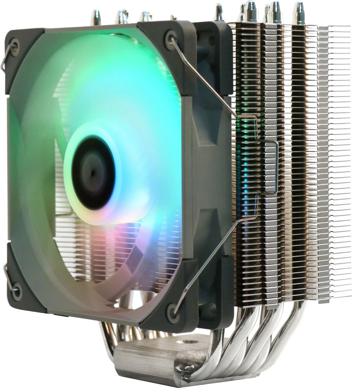 Ftohës ajri Thermalright Venomous Plus, 1500 RPM, ARGB, krom/gri