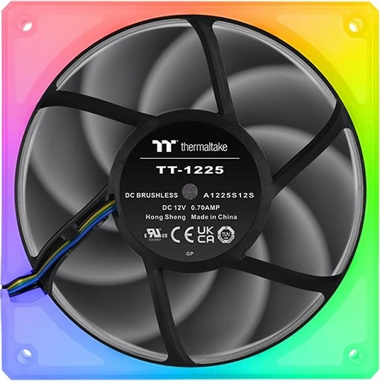 Ventilatorë RGB për kasë Thermaltake Toughfan 14, 3 copë, 140mm, i zi