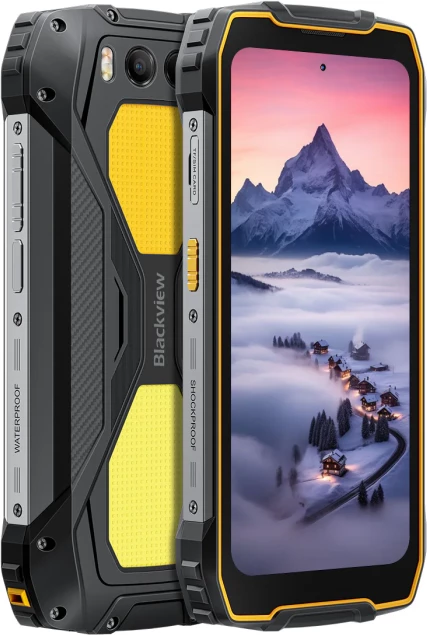 Celular rugged BLACKVIEW BV7300 6GB RAM 256GB 15000mAh, i verdhë