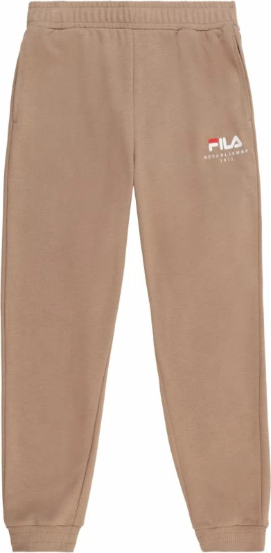 Pantallona sportive unisex Fila, bezhë
