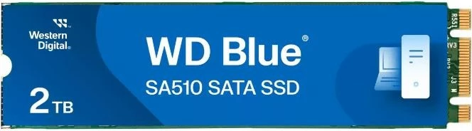 SSD Western Digital WD Blue SA510, 2TB, M.2 2280, SATA, Blu