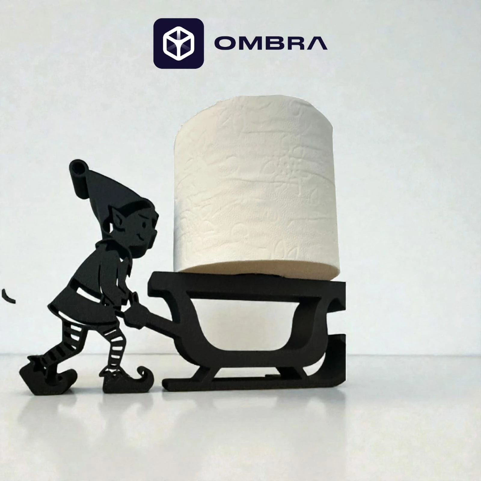 Christmas Elf Toilet Paper Holder