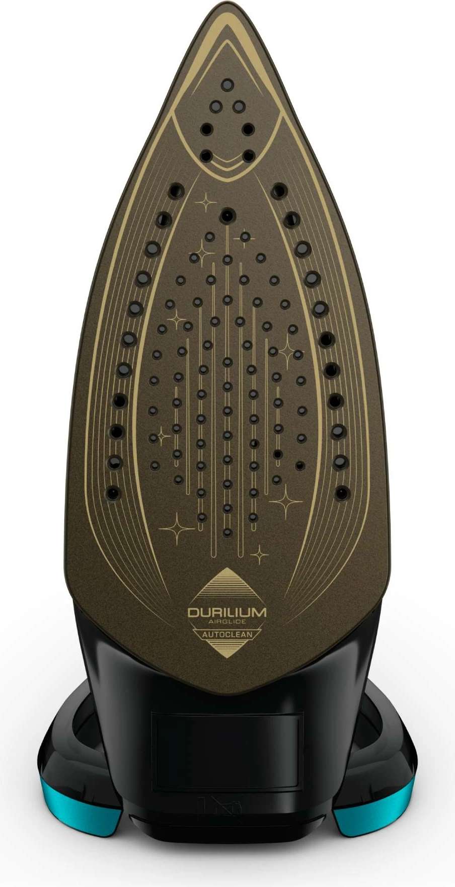 Hekur me avull, Tefal, FV8066E0 Puregliss, 3000 W, 50 g/min avull i vazhdueshëm, 280 g/min goditje avulli, depozitë 300 ml, e zezë/turkeze