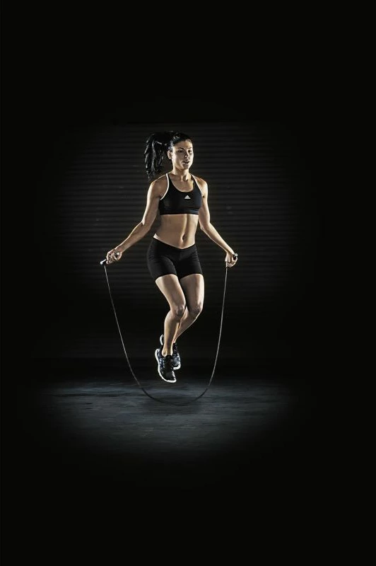 Litar kërcimi adidas, i zi