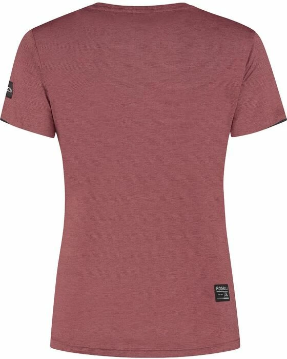 Maicë sportive për femra Rogelli, e kuqe burgundy