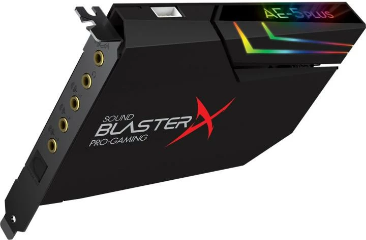Kartë zëri Creative Sound BlasterX AE-5 Plus 70SB174000003 PCI-Express 5.1 kanale 32-bit e zezë