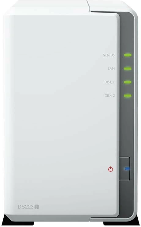 NAS Synology DS223J, 2x HAT3300-4T (2x 4TB)