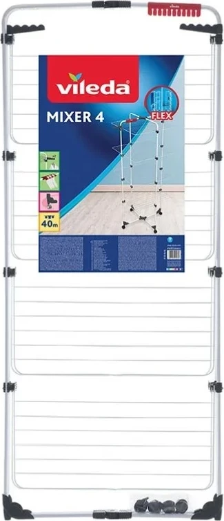 Tharëse për rroba Vileda Mixer 4, e bardhë