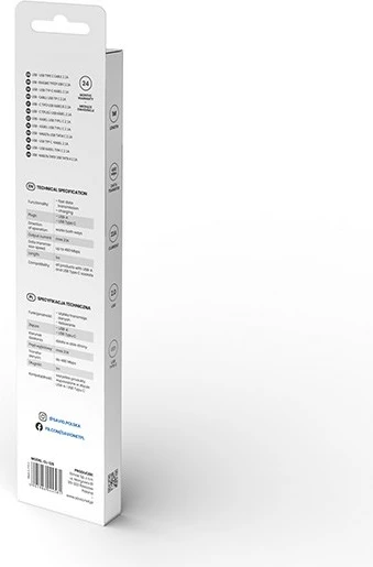 Kabllo Savio USB Type-C 5A, 1m, CL-126, e hirtë