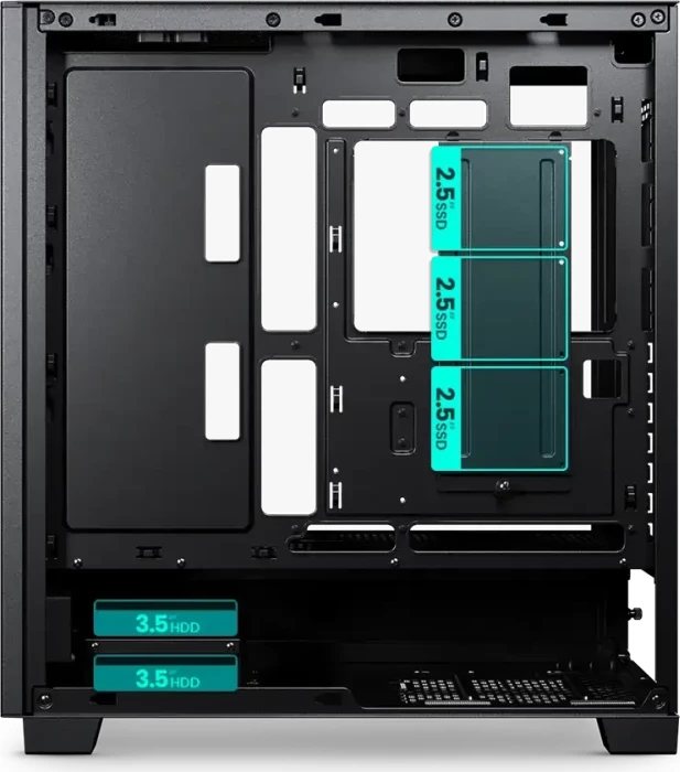 Kasë PHANTEKS XT Silent PH-XT523PSC_BK01, E-ATX Big Tower, USB-C, e zezë