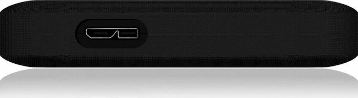 Kasë e jashtme për HDD/SSD 2.5" SATA ICYBOX IB-233U3-B USB 3.0 me UASP, e zezë, set me mbulesë silikoni + kabllo USB