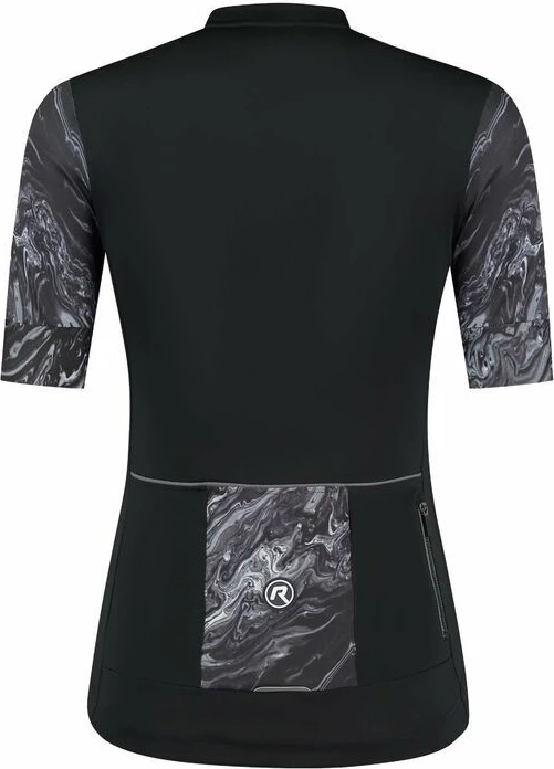 Maicë sportive për femra Rogelli, e zezë dhe gri