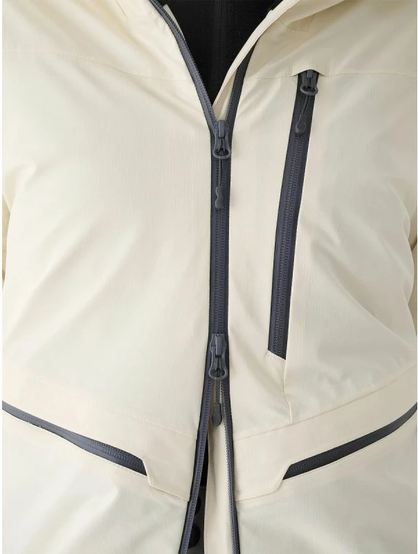 Jakne skijimi për femra 4F, e bardhë