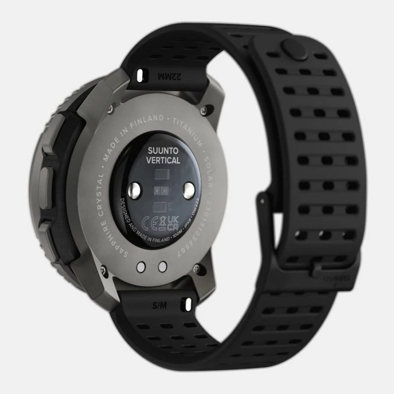 Orë sportive Suunto Vertical Titanium Solar, e zezë