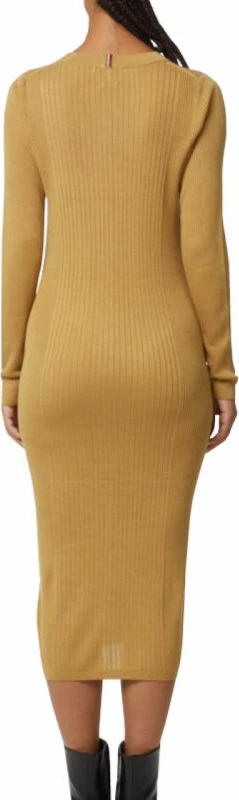 Fustan gjatë Tommy Hilfiger, për femra, ngjyrë krem