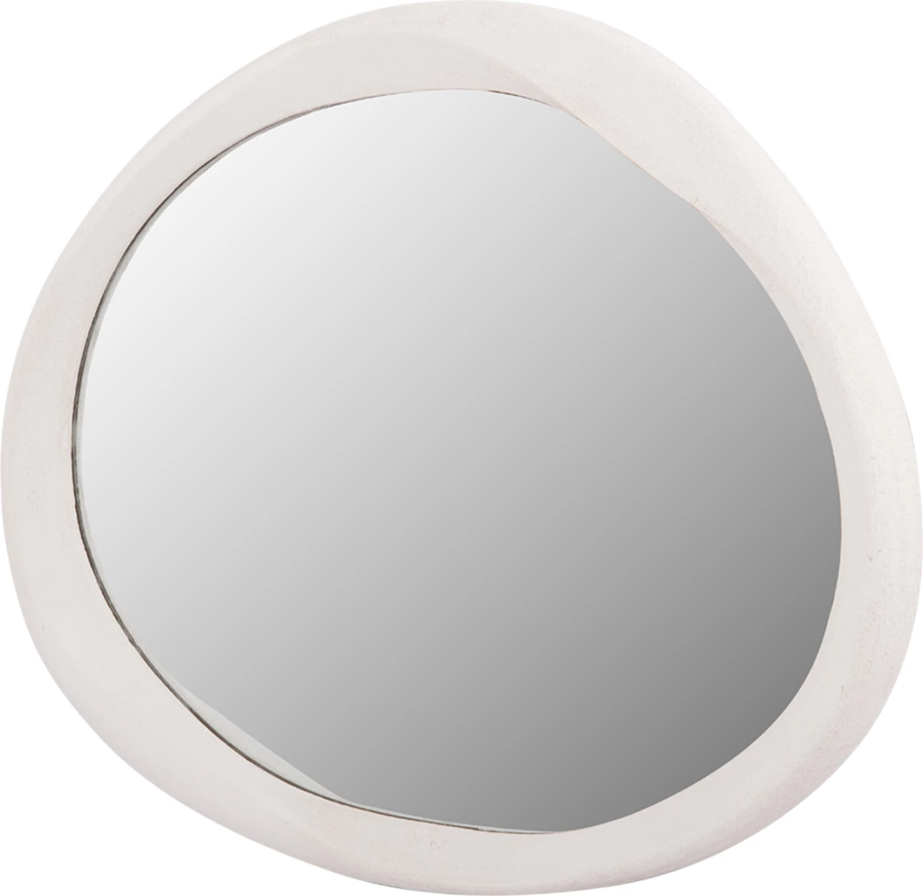 Pasqyrë muri ovale seria Santorini FH4513 MDF ngjyrë e bardhë 90x3,2x60Hcm.