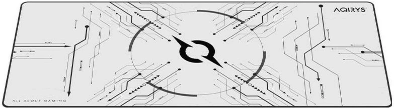 Mauspad Aqirys GRUIS Extra Large 900x400, e bardhë