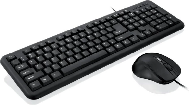 Tastierë & maus iBox Office Kit II USB, të zeza