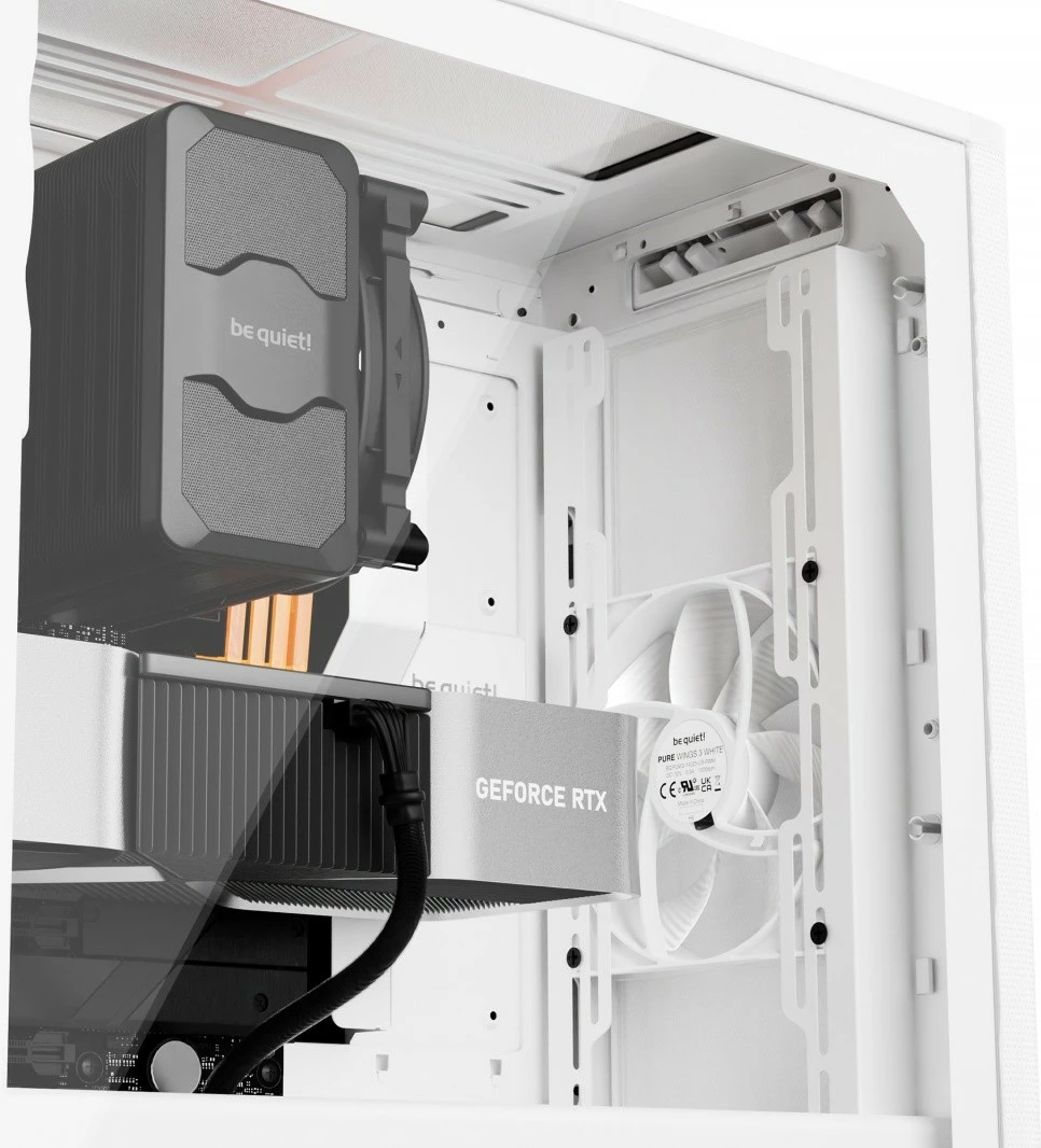 Kasë Be quiet! Pure Base 501 Airflow Window, Midi Tower, BGW75, e bardhë