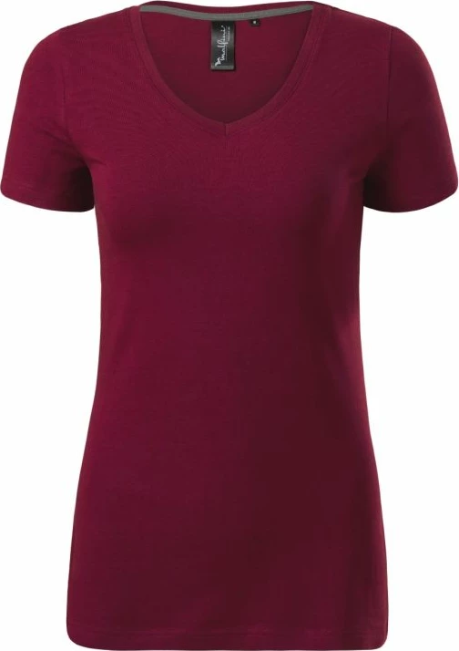 Maicë me V-qafe për femra Malfini, e kuqe