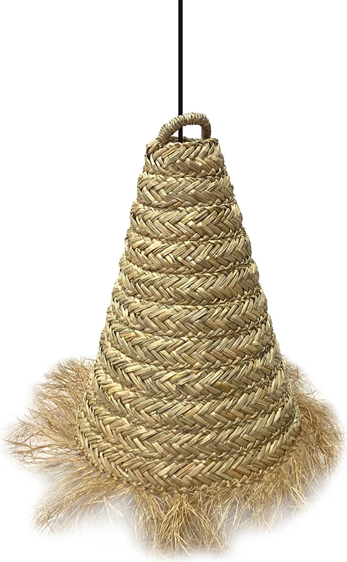 Llambë varëse SYROS, kashtë deti natyrale, 40x40x57cm