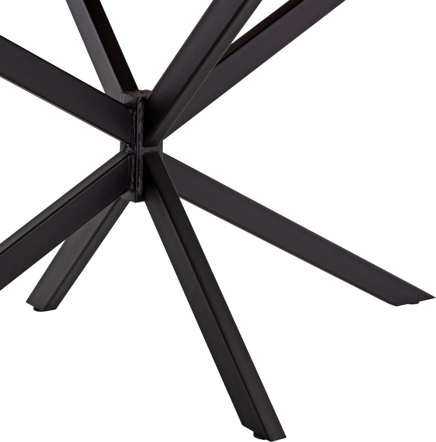 Tavolinë MONTANA FH11882, bazë metali e zezë me sipërfaqe druri akacie 160x90x74,5 cm