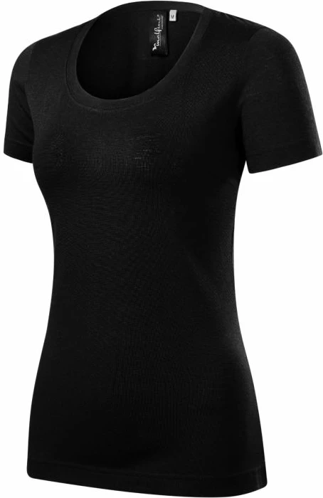 Maicë për femra Malfini Merino Rise, e zezë