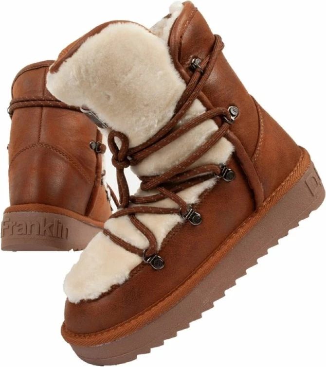 Çizme dimri për femra D.Franklin, kafe