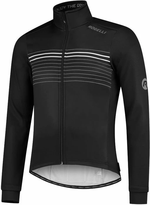 Jakne Rogelli për femra, e zezë dhe e bardhë