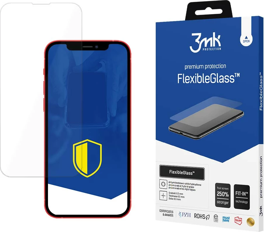 Mbrojtës ekrani 3mk FlexibleGlass për iPhone 13 mini, Transparent