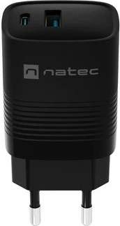 Karikues muri Natec Ribera GAN, 30W, 1x USB-A + 1x USB-C, i zi