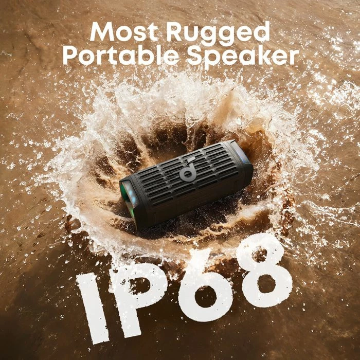 Altoparlant portativ Bluetooth Anker Soundcore Boom 3i 50W IP68 16-orë bateri, i zi