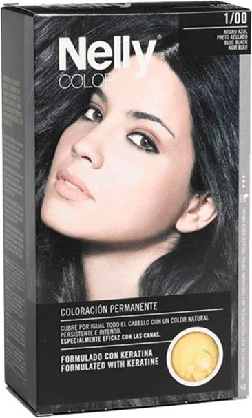Nelly color hair dye 50+50 ml 1/00