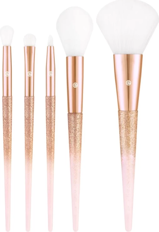 Set - brusha për grim Essence, 5 brusha Sparkle all the way.