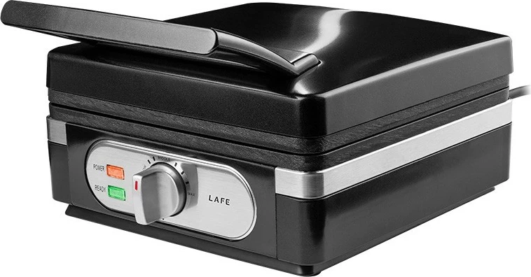 Aparat për gofra Lafe WaffleMaster 1400W, plastikë, zi