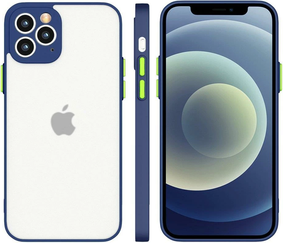 Mbështjellës silikon Hurtel Milky Case për Samsung Galaxy A42 5G, blu navy