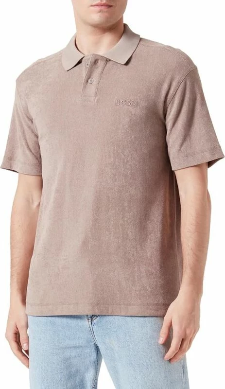 Maicë polo për meshkuj Boss, kafe