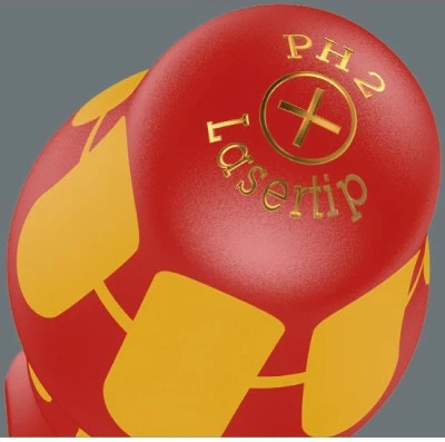 Set kaçavidash Wera 05105631001, 14 copë, dorezë ergonomike, me izolim, portokalli/kuqe