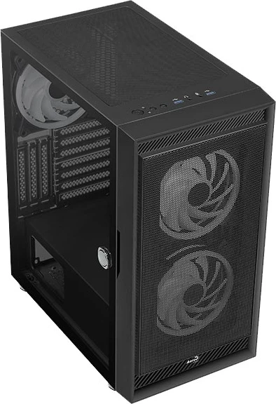 Kasë Aerocool PGS Graphite-G-BK-v2 FRGB, e zezë