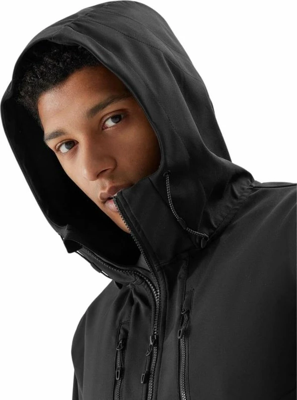 Jakne softshell për meshkuj 4f, të zeza