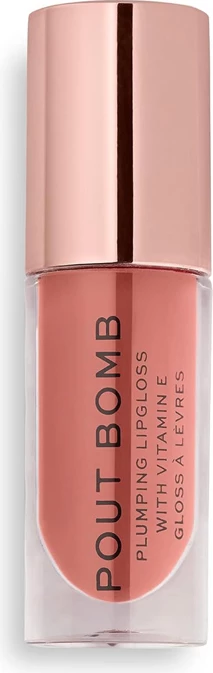 Makeup Revolution Pout Bomb Plumping Lip Gloss - Kiss Nude