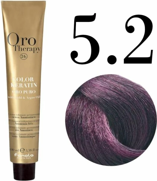 Ngjyrë për flokë Oro 5.2, vjollcë, 100 ml