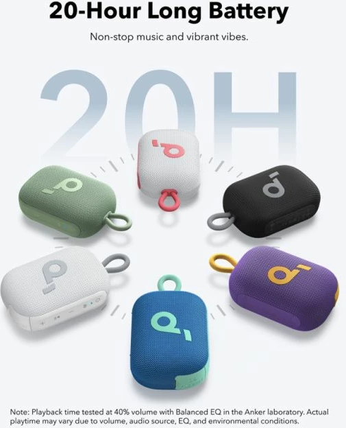 Altoparlant Bluetooth portativ Anker Soundcore Select 4 Go 5W, 20 orë, IP67, TWS, e kuqe