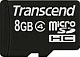 MicroSDHC Transcend TS8GUSDC4 8GB Class 4, e zezë