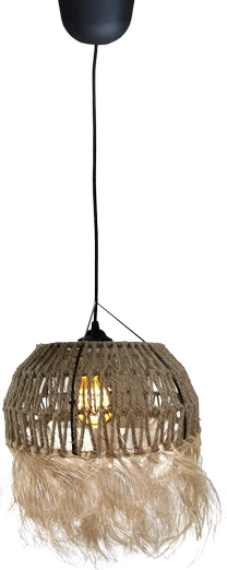 Dritë tavani prej shkopi natyral Inart D31x69cm