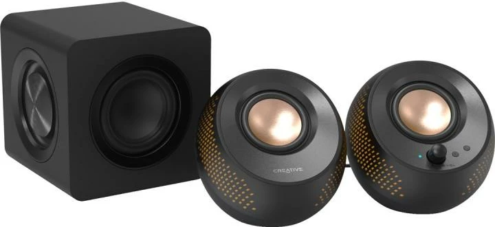 Altoparlantë kompjuteri, Creative Pebble X Plus (51MF0495AA000) 2.1 me nën-bas, të zinj