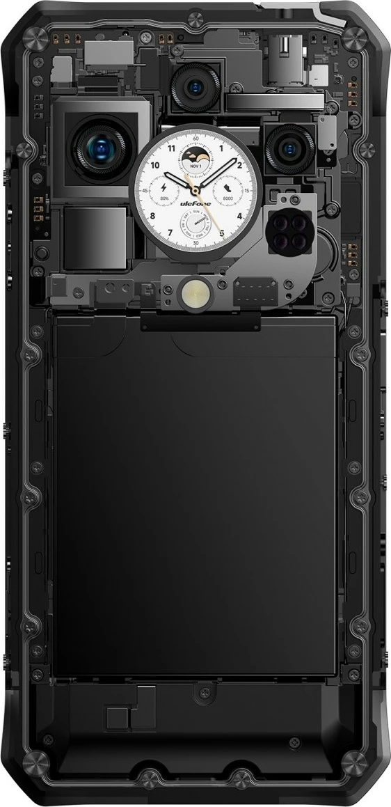 Celular Ulefone Armor 28 Pro 5G 16/512GB 6.67" AMOLED IP68/IP69K MIL-STD-810H Black