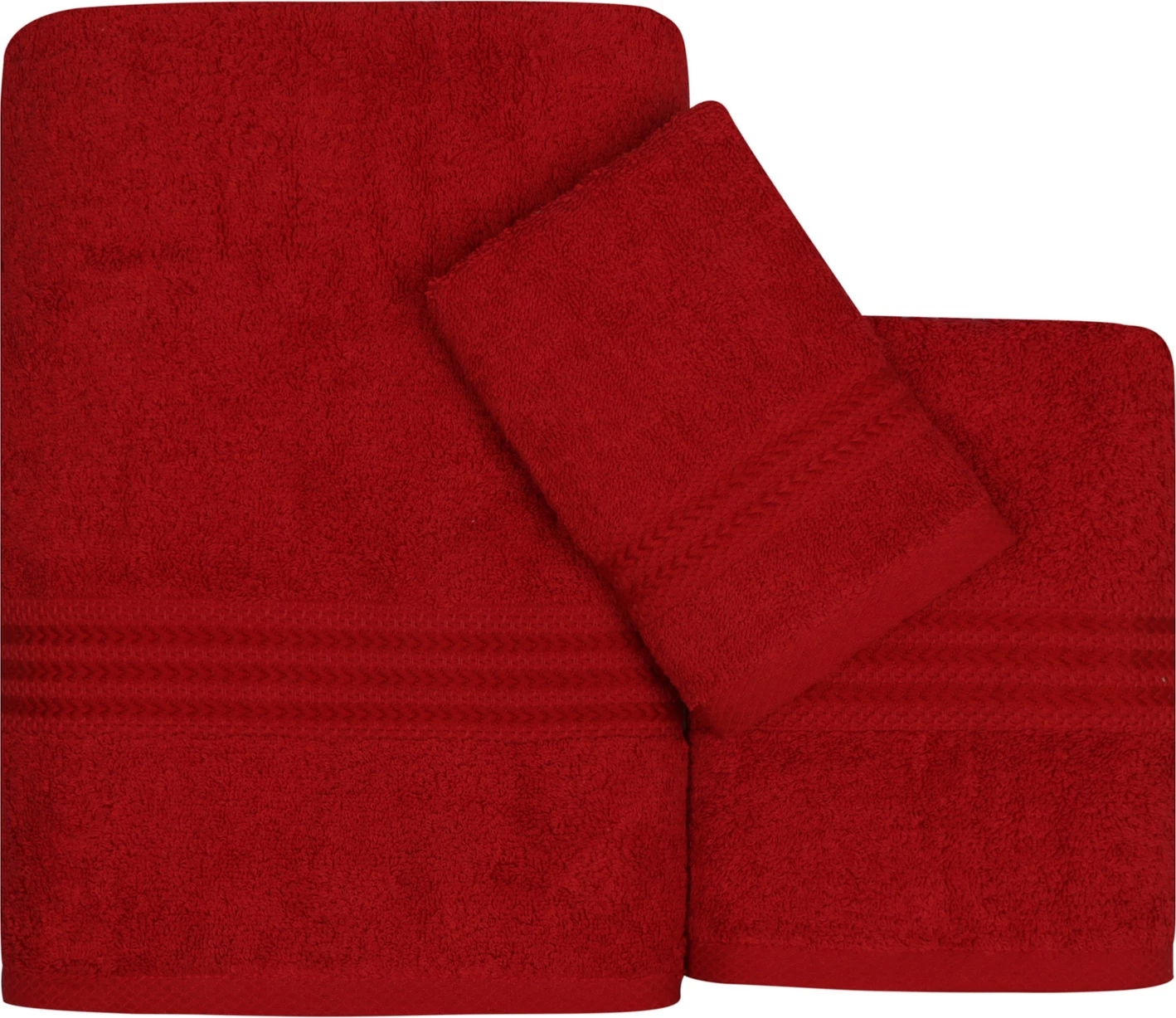 Set peshqirësh (3 copë), Mijolnir, ngjyrë e kuqe